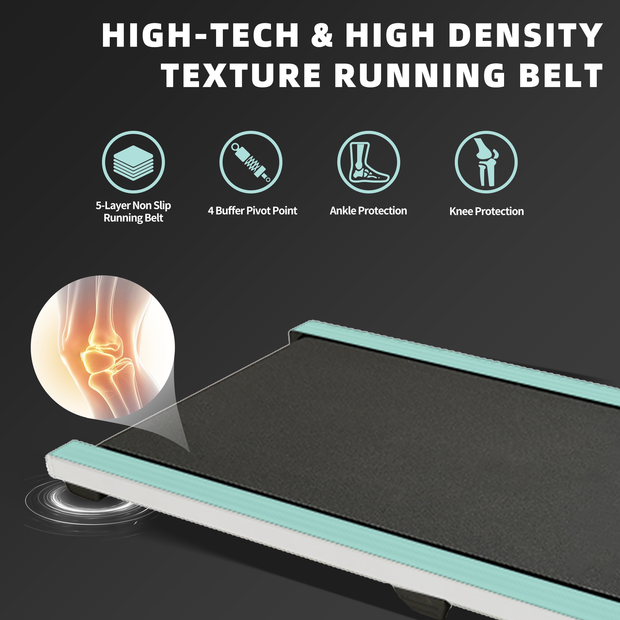 Walking Pad Under Desk Treadmill,Portable Small Treadmills For Home And Office,Super Quiet Motorized Walking Jogging Running Machine With Remote Control_voghion.com
